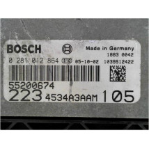 CALCULATEUR MOTEUR FIAT DOBLO PH2 06-09