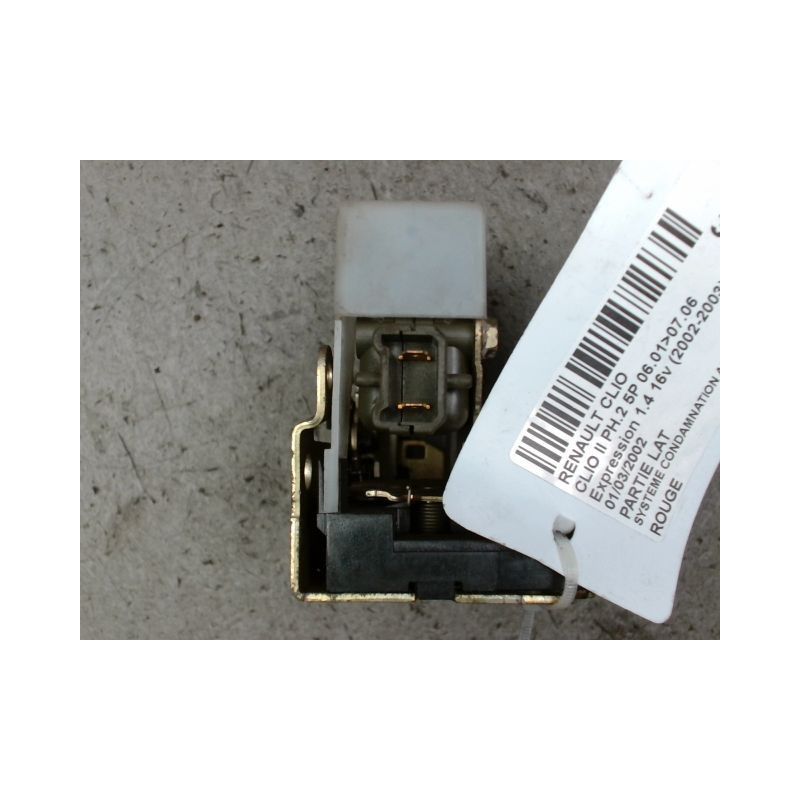 SYSTEME CONDAMNATION ARRIERE GAUCHE RENAULT CLIO II PH.2 01-06