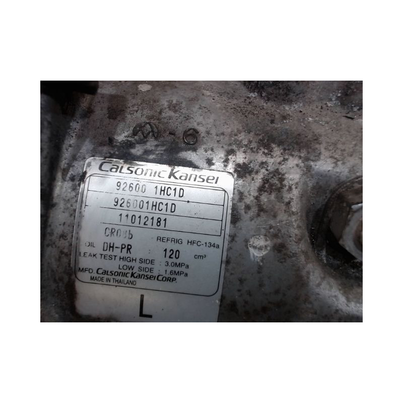 COMPRESSEUR AIR CONDITIONNE NISSAN MICRA