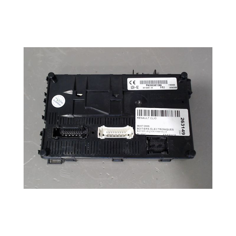 BOITIER GESTION HABITACLE RENAULT CLIO