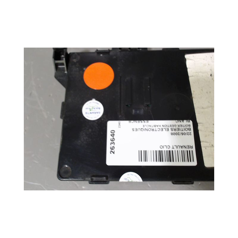 BOITIER GESTION HABITACLE RENAULT CLIO