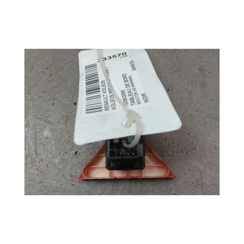 BOUTON DE WARNING RENAULT KOLEOS BREAK Phase 1 2008-2011
