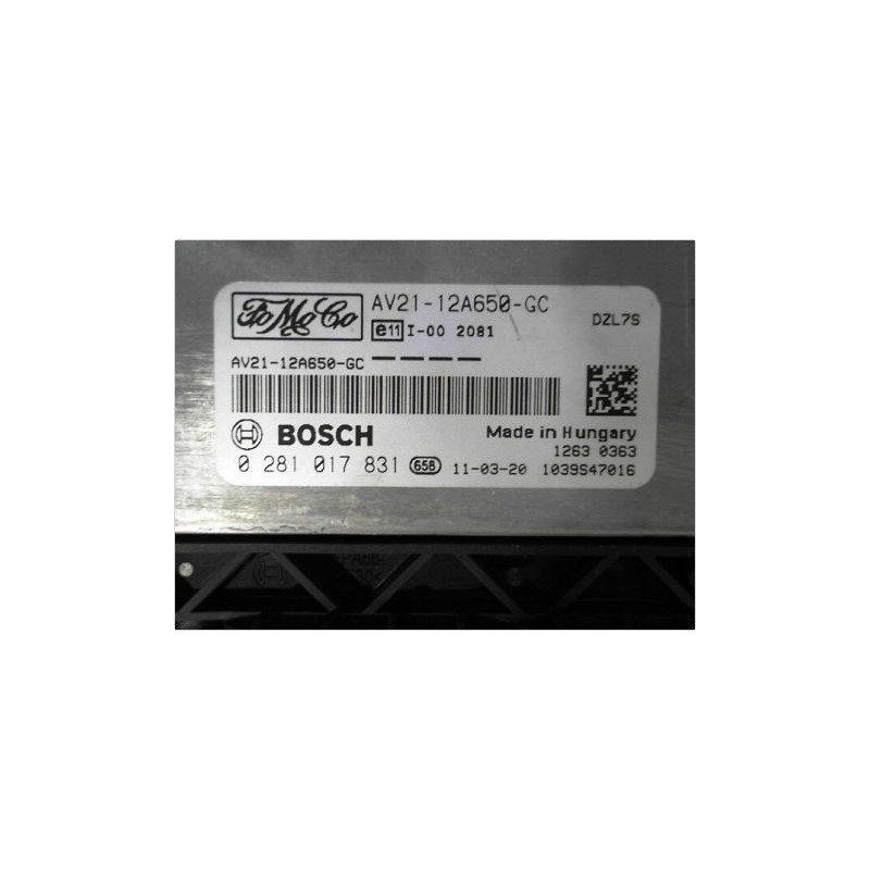 CALCULATEUR MOTEUR FORD FIESTA 08-12