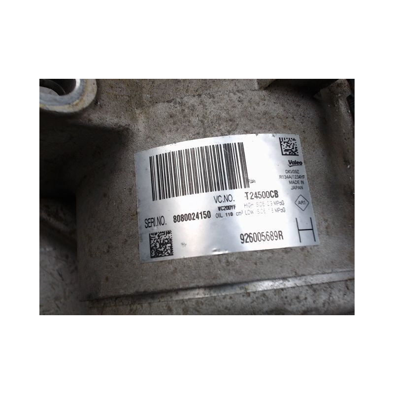 COMPRESSEUR AIR CONDITIONNE DACIA SANDERO