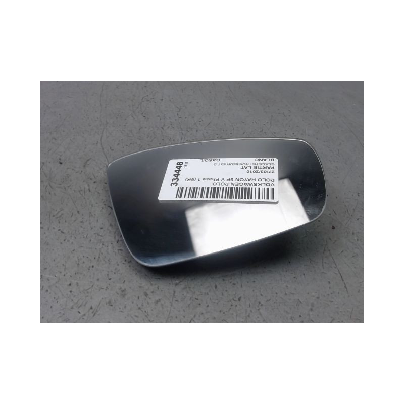 GLACE RETROVISEUR EXT D VOLKSWAGEN POLO V Phase 1 (6R) 2009-...