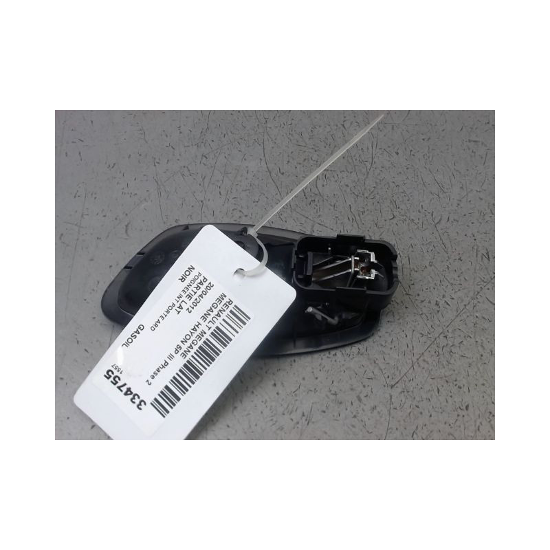 POIGNEE INTERIEURE PORTE ARRIERE DROIT RENAULT MEGANE III Phase 2 2012-2014