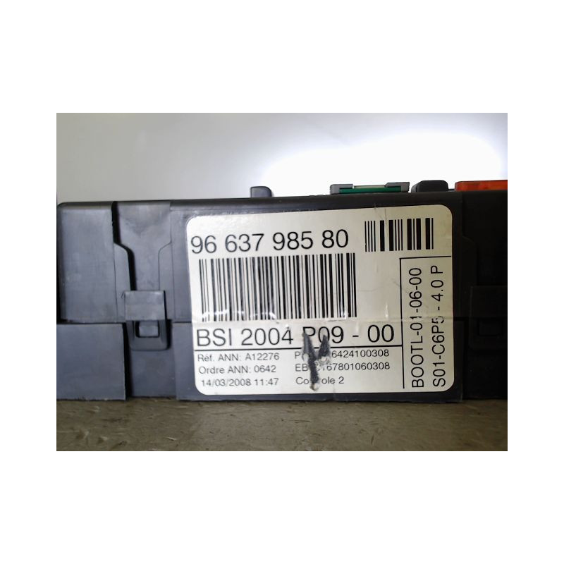 BOITIER GESTION HABITACLE CITROEN C4 COUPE