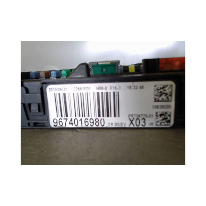 BOITIER GESTION HABITACLE CITROEN C3 2009-