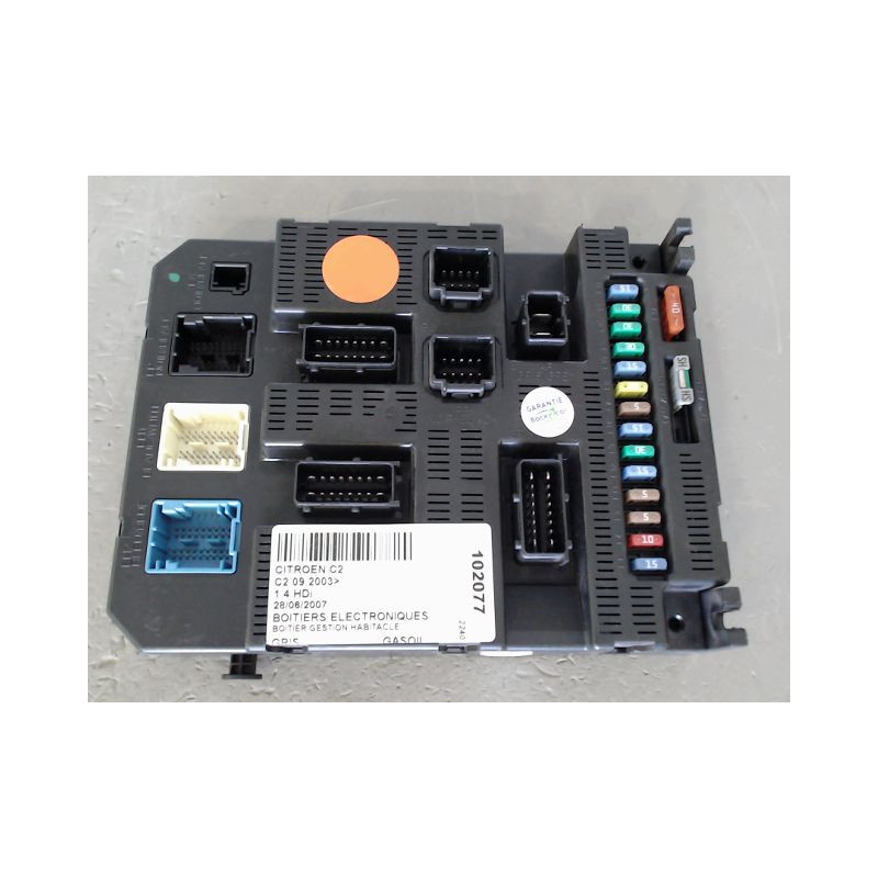 BOITIER GESTION HABITACLE CITROEN C2 2003-