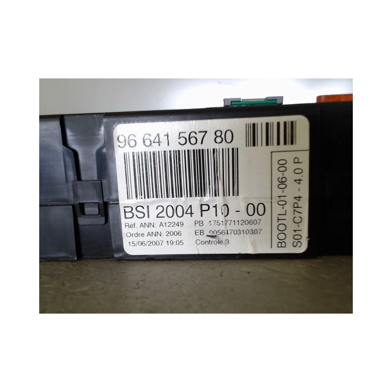 BOITIER GESTION HABITACLE CITROEN C2 2003-