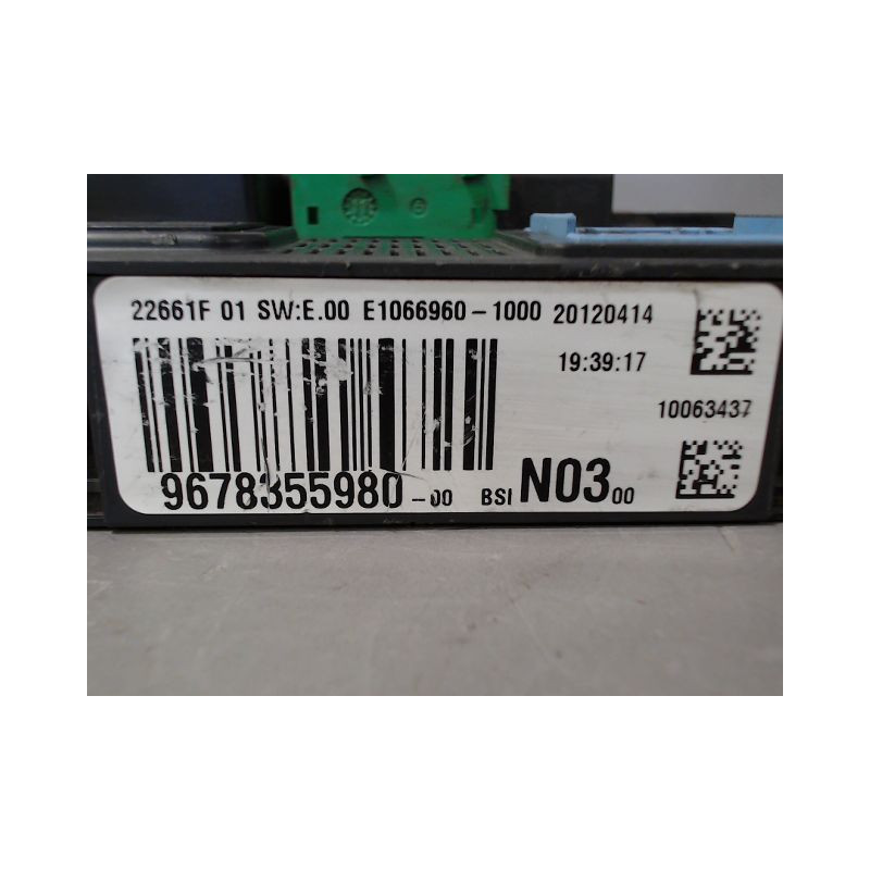 BOITIER GESTION HABITACLE PEUGEOT 208 12-15