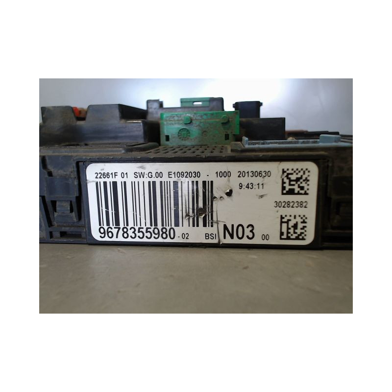 BOITIER GESTION HABITACLE PEUGEOT 208 12-15