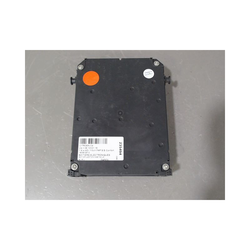BOITIER GESTION HABITACLE CITROEN C4 II 10-15