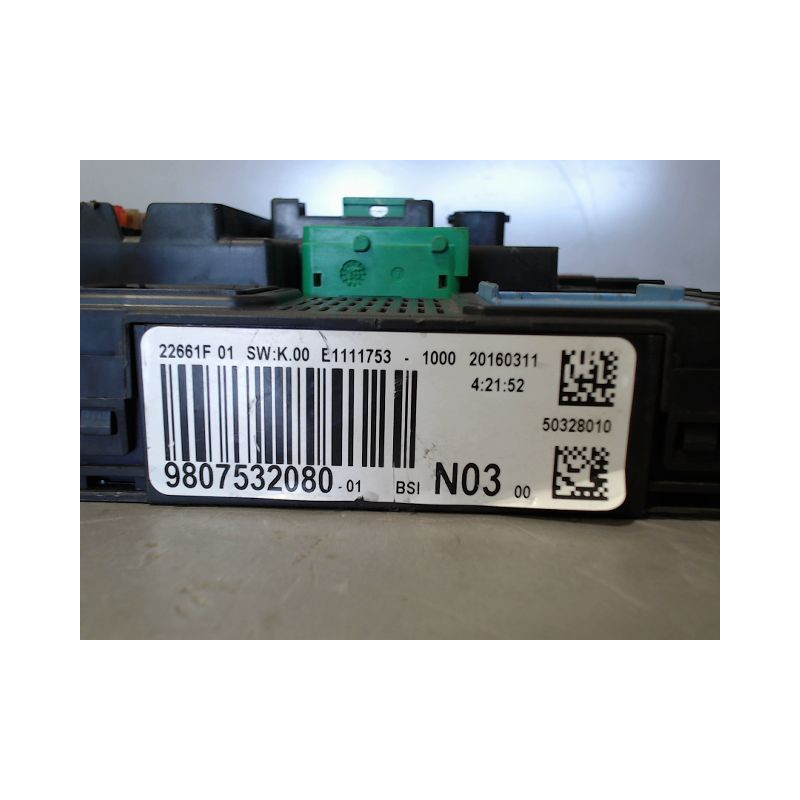 BOITIER GESTION HABITACLE PEUGEOT 208 PH2 2015-