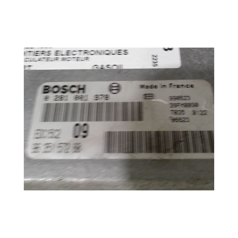 CALCULATEUR MOTEUR PEUGEOT 406