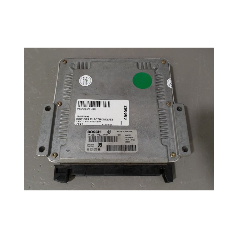 CALCULATEUR MOTEUR PEUGEOT 406
