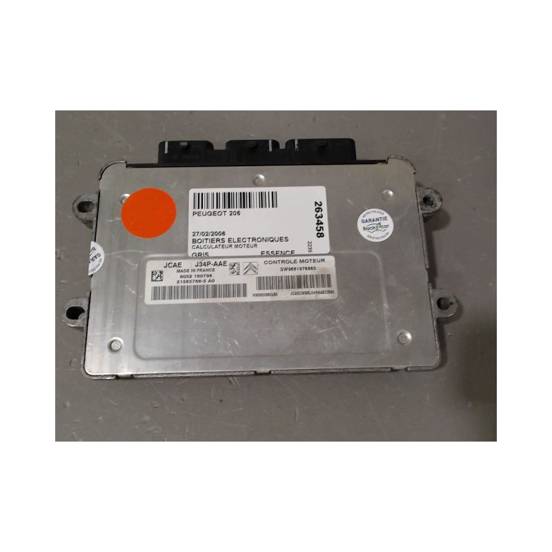 CALCULATEUR MOTEUR PEUGEOT 206
