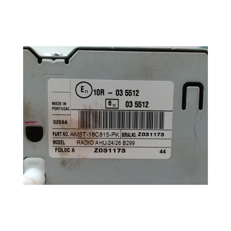 AUTORADIO FORD FIESTA 2005-