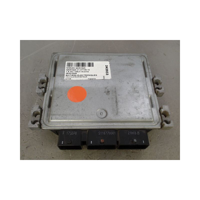 CALCULATEUR MOTEUR NISSAN QASHQAI 07-10