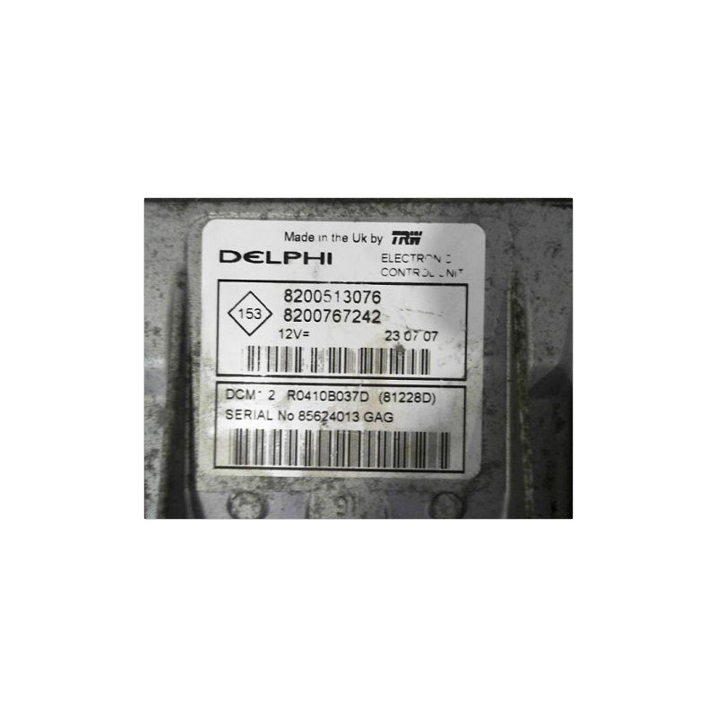 CALCULATEUR MOTEUR RENAULT CLIO II CAMPUS 06-09
