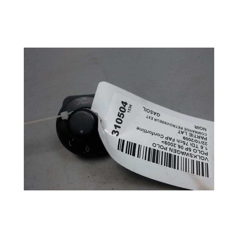 COMMANDE RETROVISSEUR EXTERIEUR ELECTRIQUE VOLKSWAGEN POLO 2009-