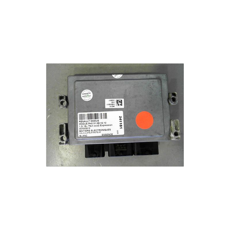 CALCULATEUR MOTEUR RENAULT MODUS PH2 08-12