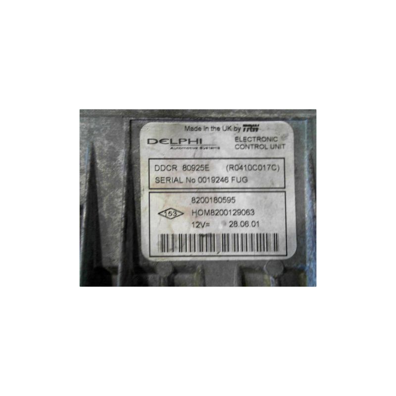 CALCULATEUR MOTEUR RENAULT CLIO II PH.2 01-06