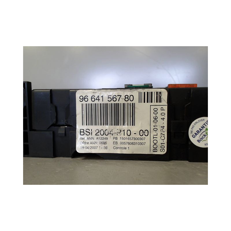 BOITIER GESTION HABITACLE CITROEN C3 2005-