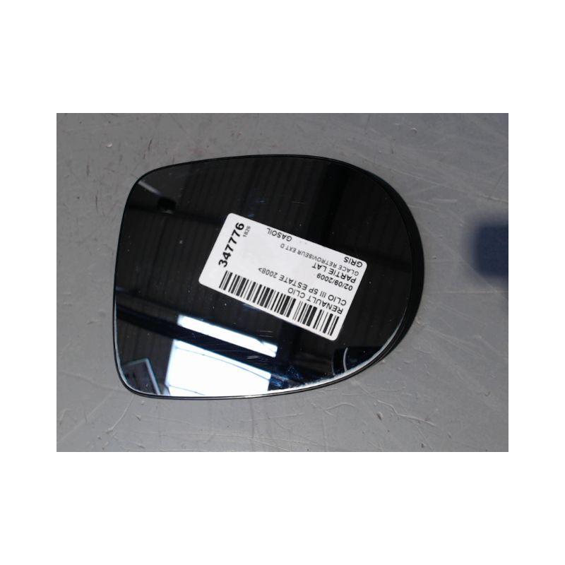 GLACE RETROVISEUR EXT D RENAULT CLIO III ESTATE 2008-