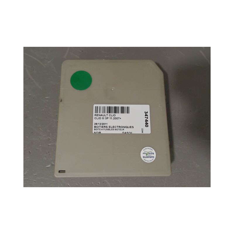 BOITE A FUSIBLES RENAULT CLIO III 2007-