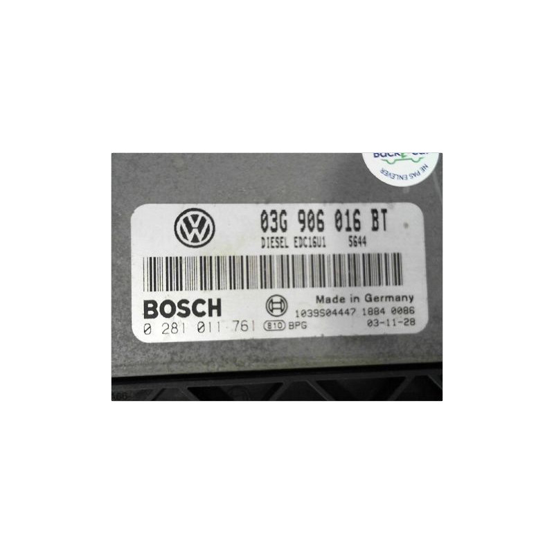 CALCULATEUR MOTEUR VOLKSWAGEN TOURAN 03-06