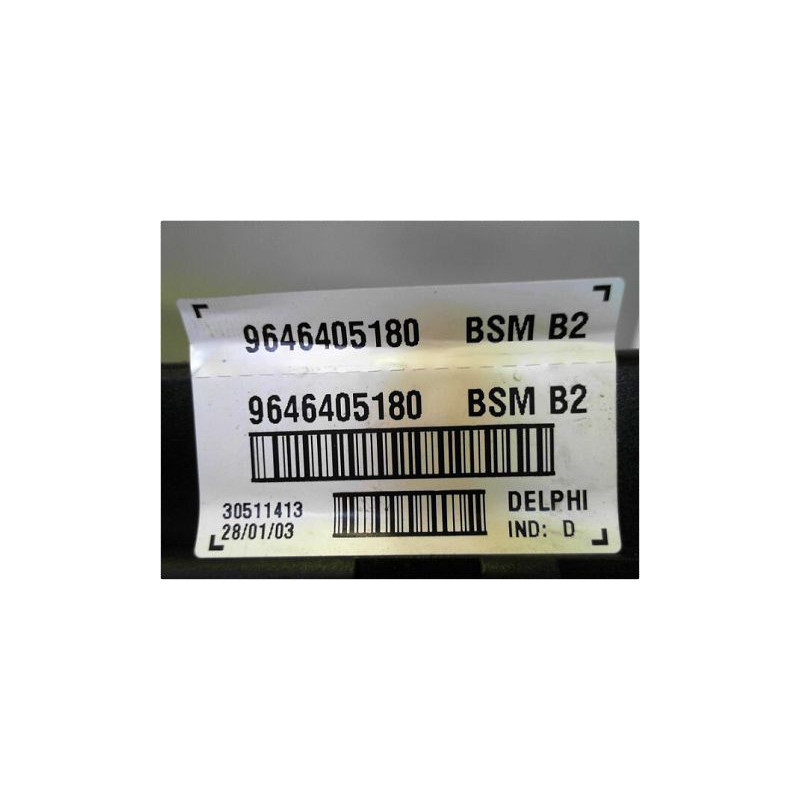 BOITE A FUSIBLES PEUGEOT 206 98-09