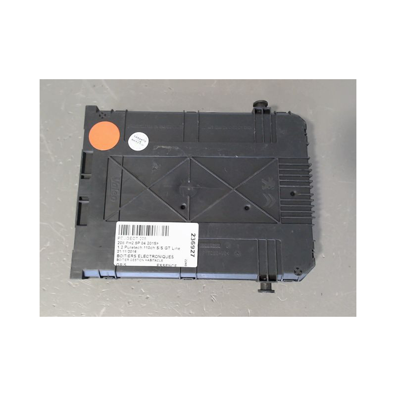 BOITIER GESTION HABITACLE PEUGEOT 208 PH2 2015-