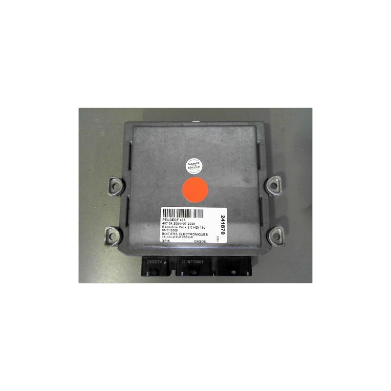 CALCULATEUR MOTEUR PEUGEOT 407 2004-2008