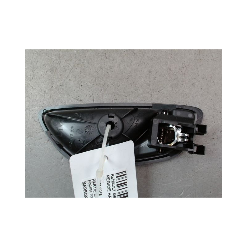POIGNEE INTERIEURE PORTE ARRIERE GAUCHE RENAULT MEGANE IV PHASE 1 2015-