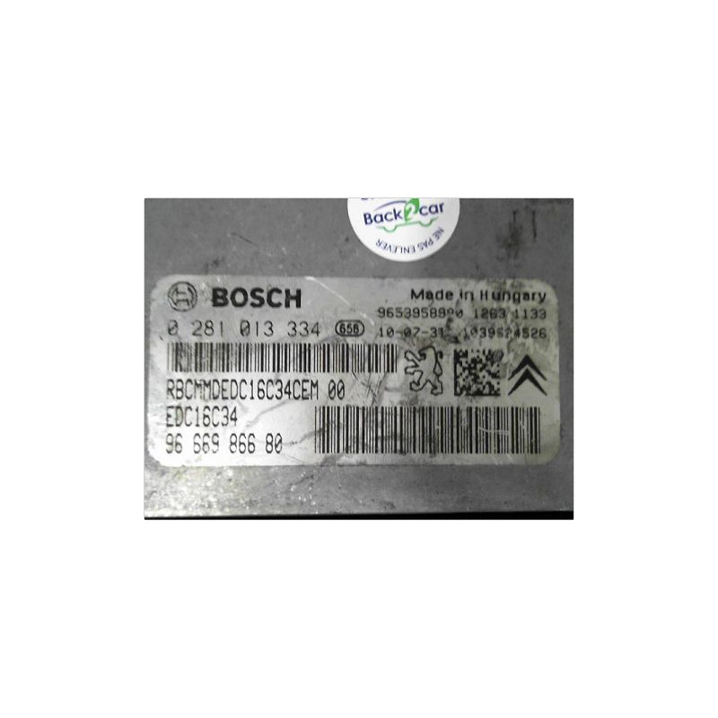 CALCULATEUR MOTEUR CITROEN C3 PICASSO 09-12