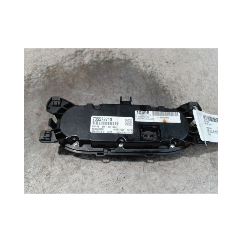 COMMANDE DE CHAUFFAGE FIAT 500 2007-