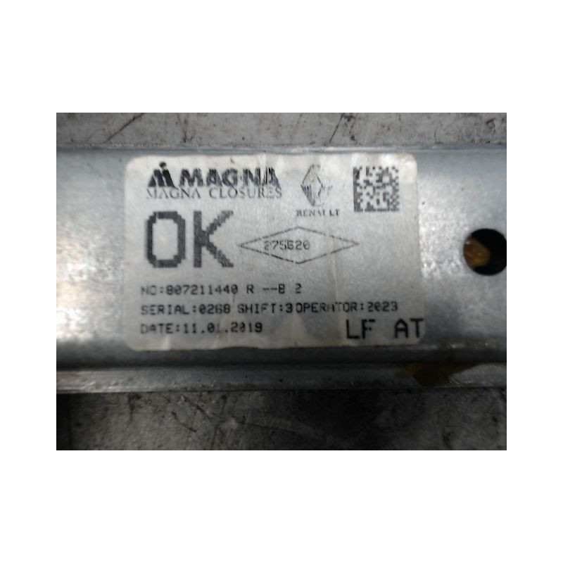 MECANISME+MOTEUR LEVE-GLACE AVANT GAUCHE DACIA SANDERO