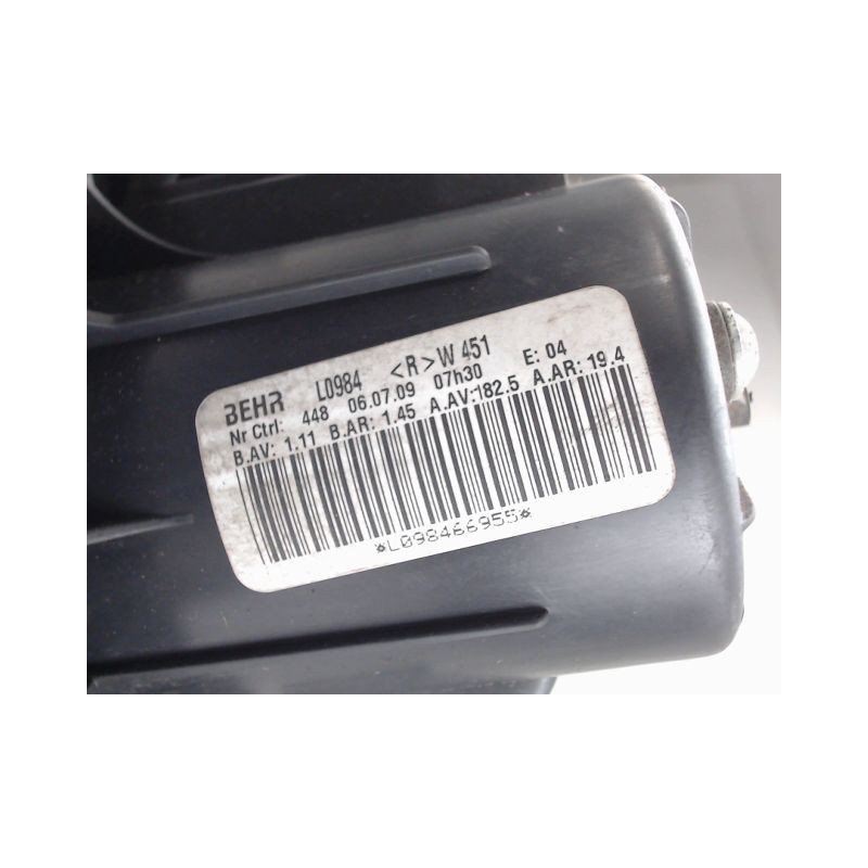 MOTEUR VENTILATEUR CHAUFFAGE SMART FORTWO