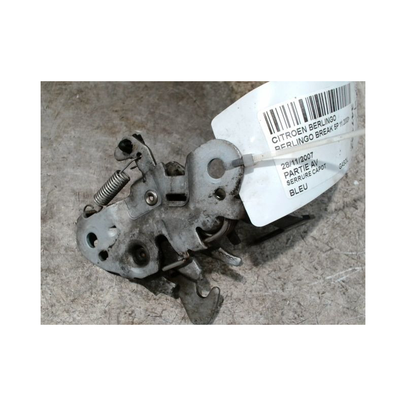 SERRURE CAPOT CITROEN BERLINGO BREAK 2002-