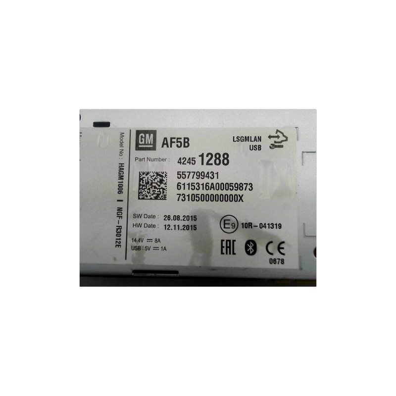 AUTORADIO OPEL KARL 2015-
