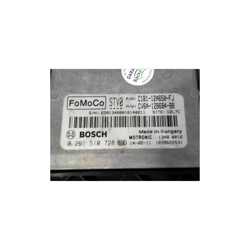 CALCULATEUR MOTEUR FORD FIESTA 2012-