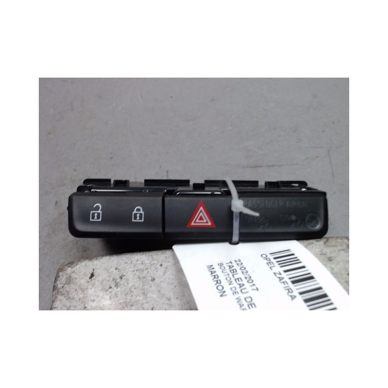 BOUTON DE WARNING OPEL ZAFIRA