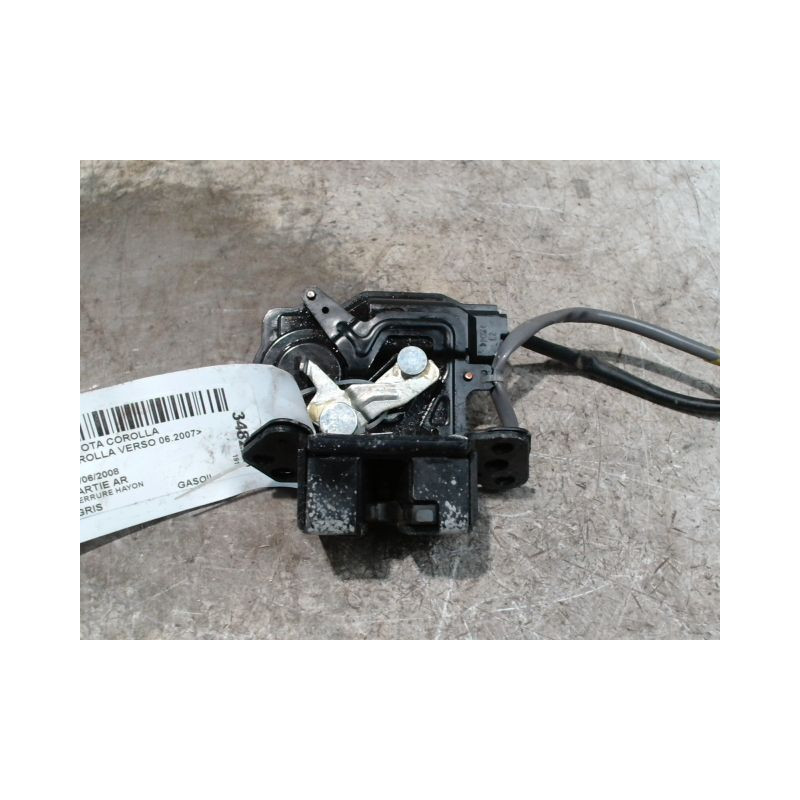 SERRURE HAYON  TOYOTA COROLLA VERSO 2007-