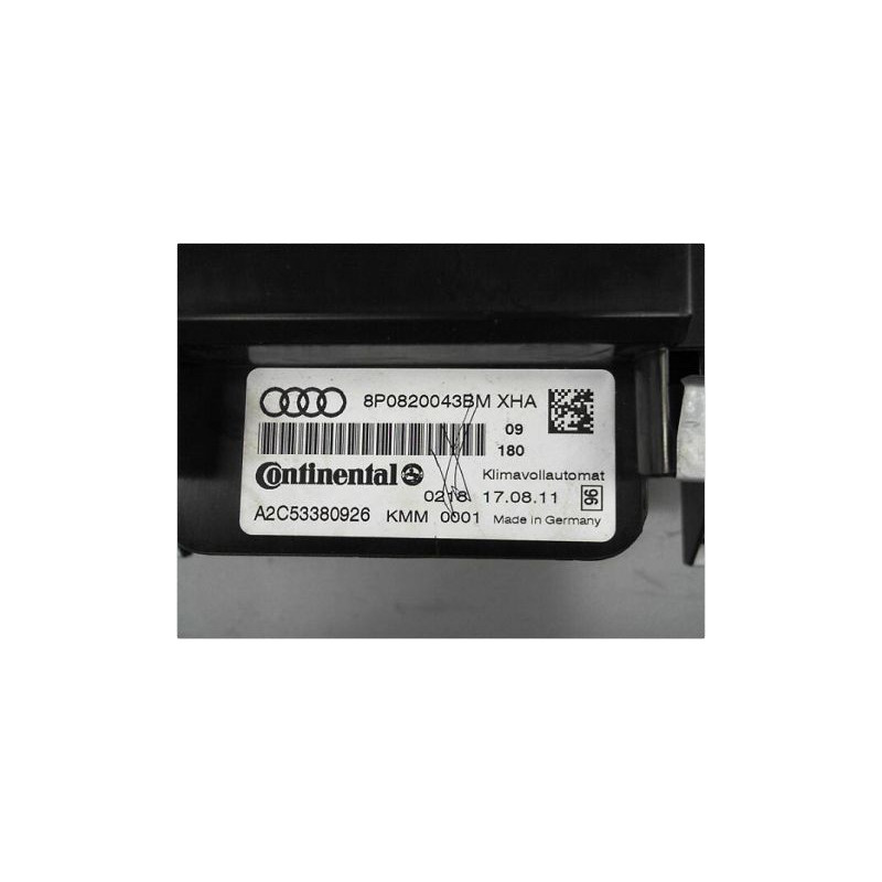 COMMANDE DE CHAUFFAGE AUDI A3 SPORTBACK 08-12