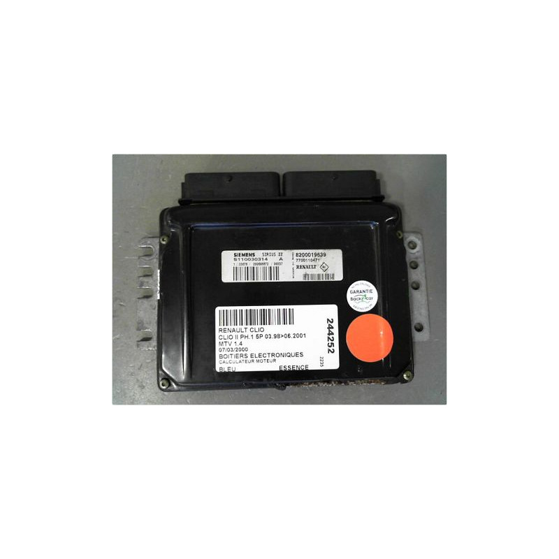 CALCULATEUR MOTEUR RENAULT CLIO II PH.1 98-2001