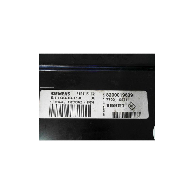 CALCULATEUR MOTEUR RENAULT CLIO II PH.1 98-2001