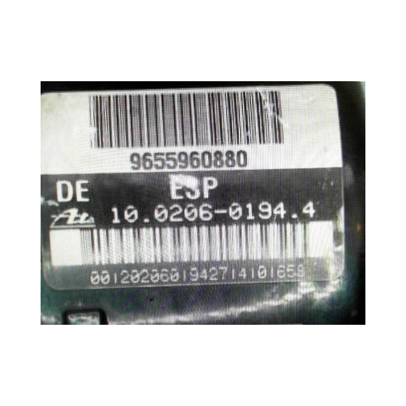 UNITE HYDRAULIQUE ABS PEUGEOT 206