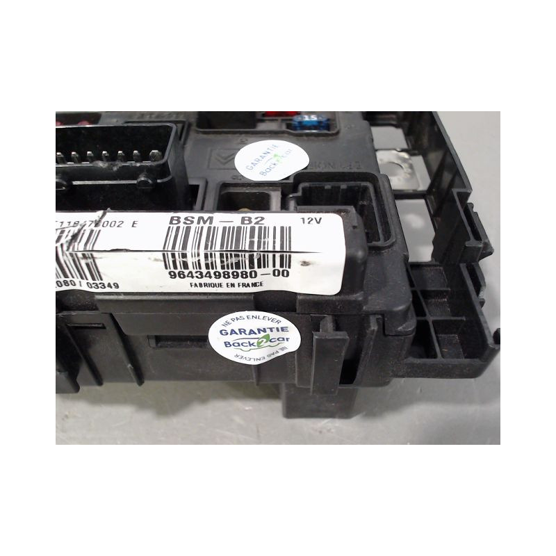 BOITE A FUSIBLES CITROEN BERLINGO BREAK 2002-
