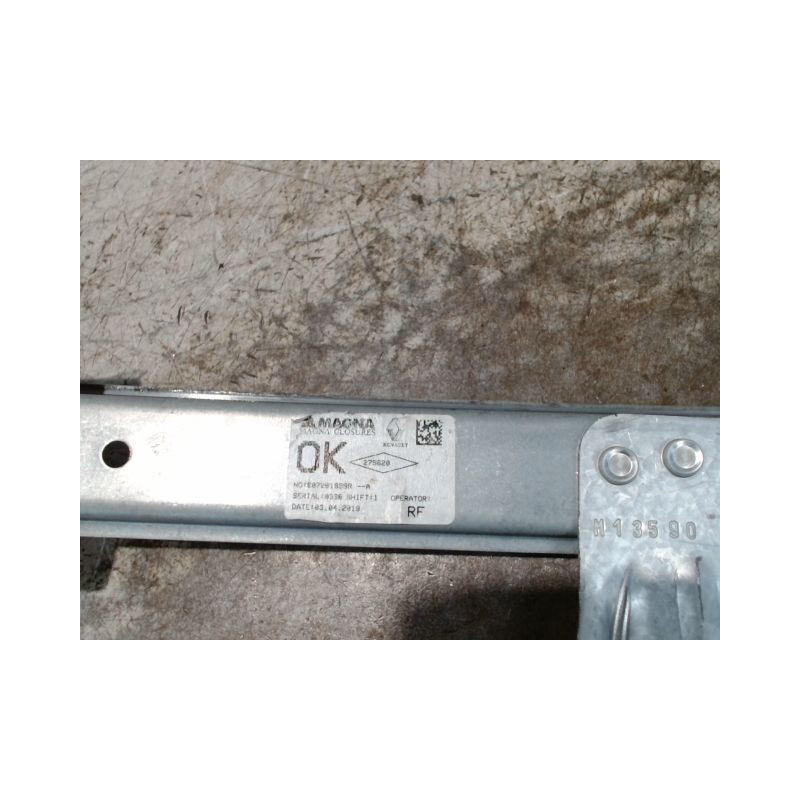 MECANISME LEVE-GLACE AVANT DROIT DACIA SANDERO 2008-